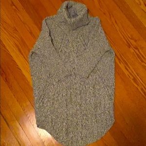 Grey  turtleneck sweater